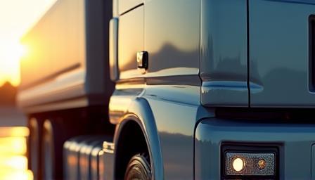 Truck with ceramic coating applied